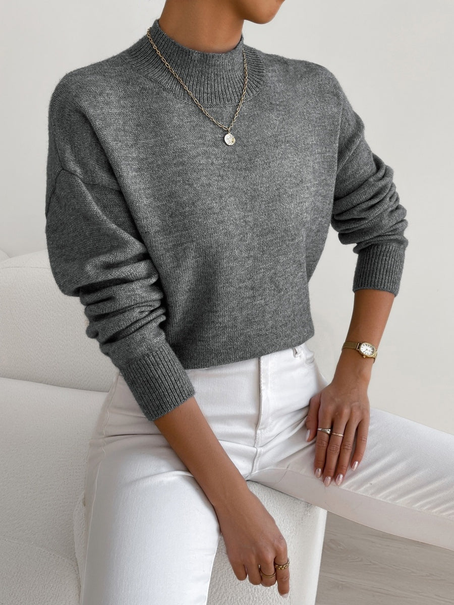 Pullover Turtleneck Thread Daily Work Sweaters