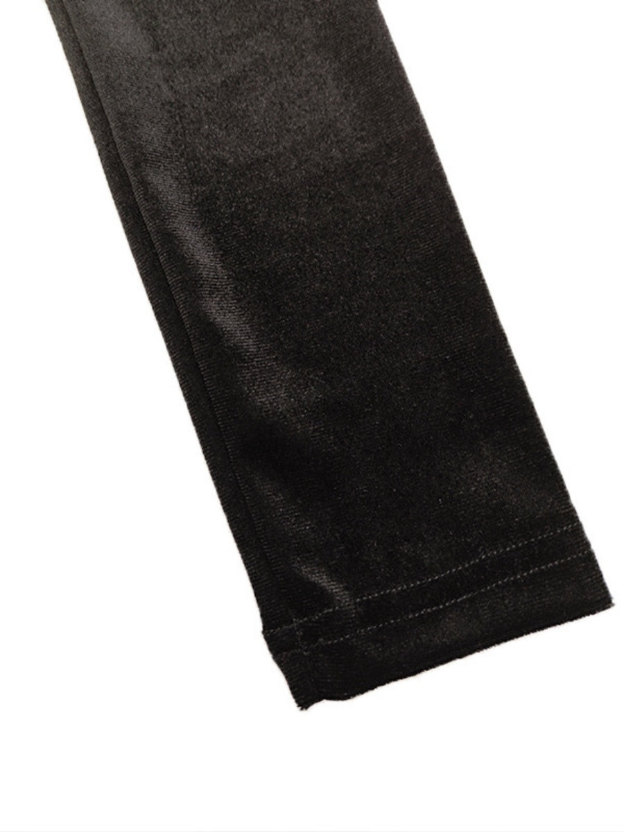 Liber Autumn Women's Pleated Velvet Mini&Short Dresses