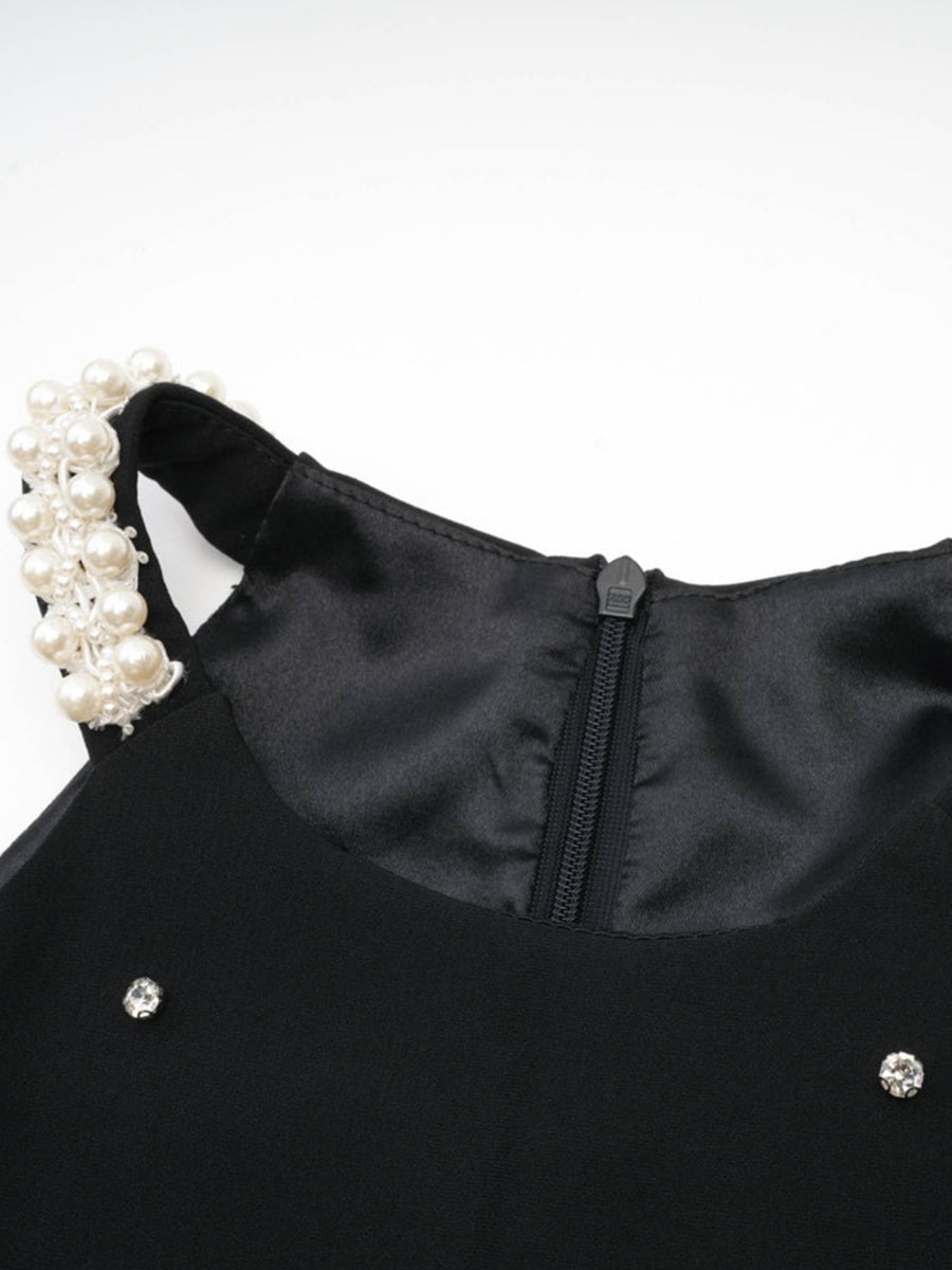 Liber Summer Women's Ruffle Solid Color Mini&Short Dresses