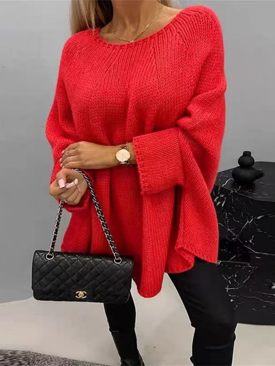 Shawl Cloak Style Knitwear Leisure Work Sweaters