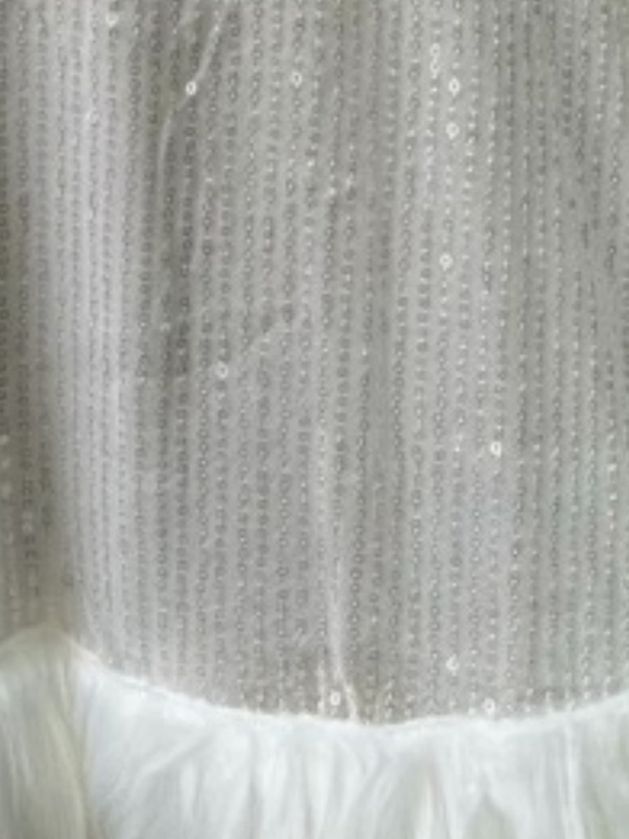 Feather Sequins Mesh Parties Mini&Short Dresses