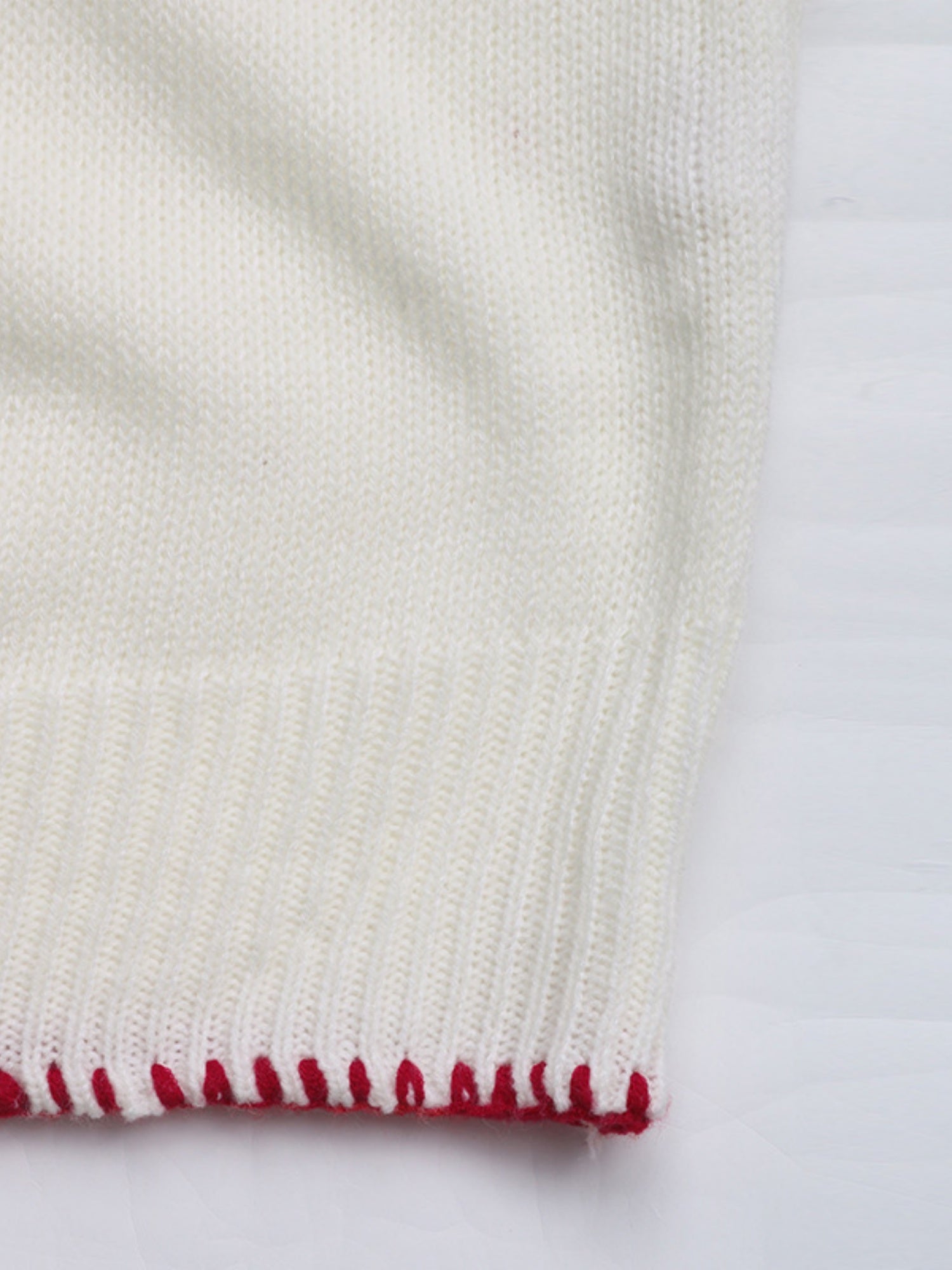 Sweet And Versatile Christmas Bow Jacquard Loose Long-sleeved Round Neck Sweater