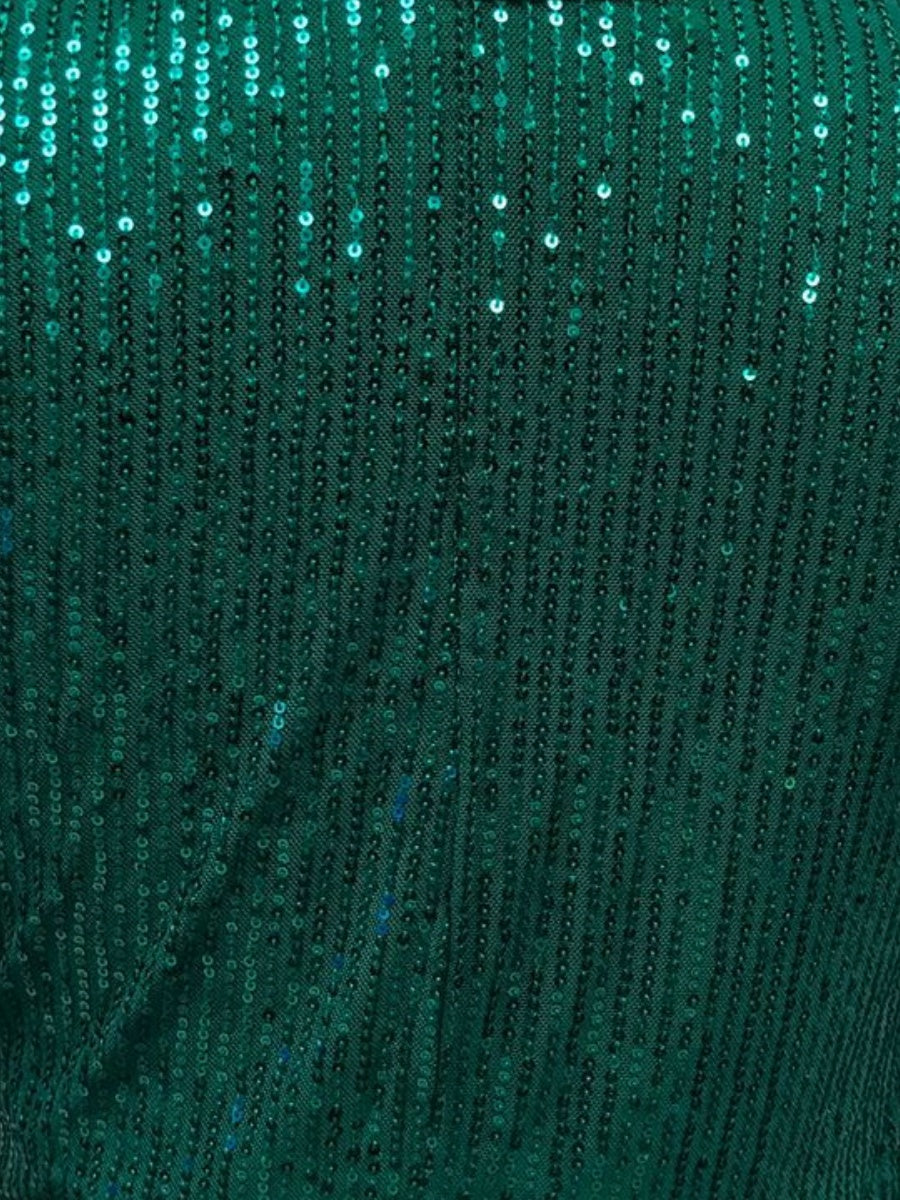 Waist Sequins Suit Collar Lace Up Mini&Short Dresses