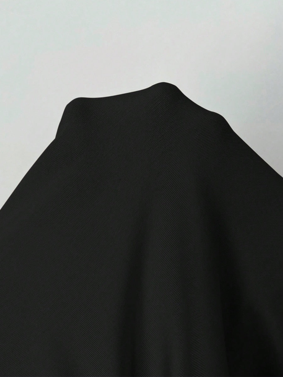 Liber Summer Women's Waist, Splicing Solid Color Mini&Short Dresses