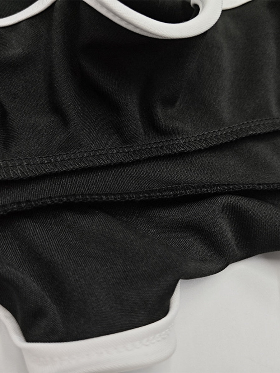 Liber Autumn Women's Ruffle Solid Color Mini&Short Dresses